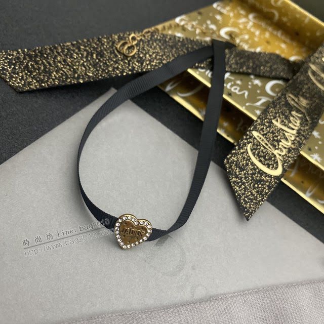 Dior飾品 迪奧經典熱銷款古銅色系飾品項鏈頸鏈  zgd1408